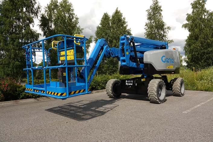 genie-z45fe-hybrid-bomlift-stowed genie-z45fe-hybrid-bomlift-stowed