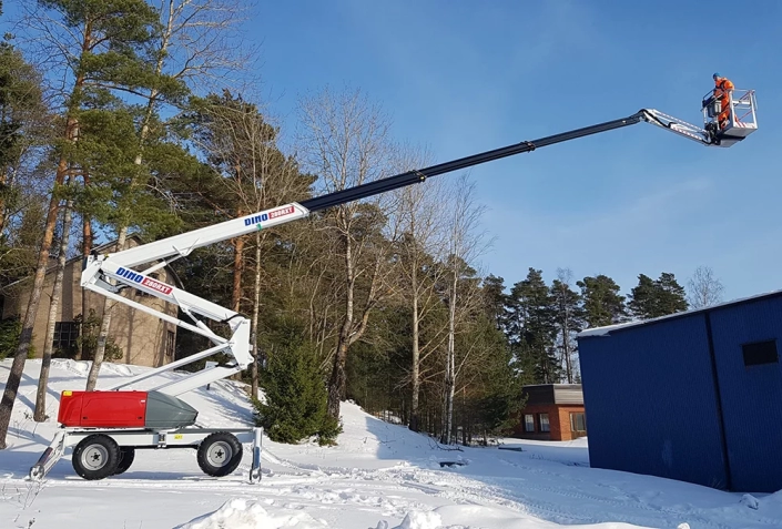 Dino 280RXT terrenglift rekkevidde Dino 280RXT terrenglift rekkevidde