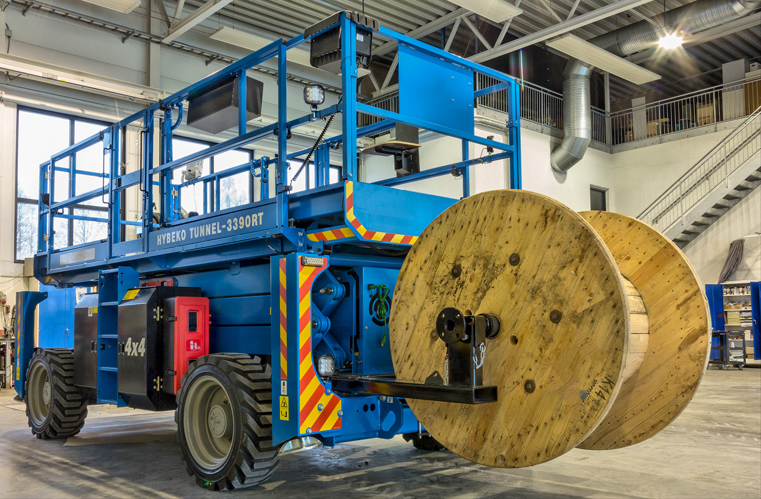 lift-med-kabeltrommel Tunnelift-med-kabeltrommel