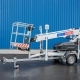 120TLB tilhengermontert batteridreven lift fra siden