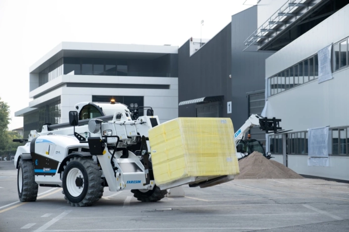 Faresin 17.45 electrisk teleskoplaster bom nedsenket med gaffelbord
