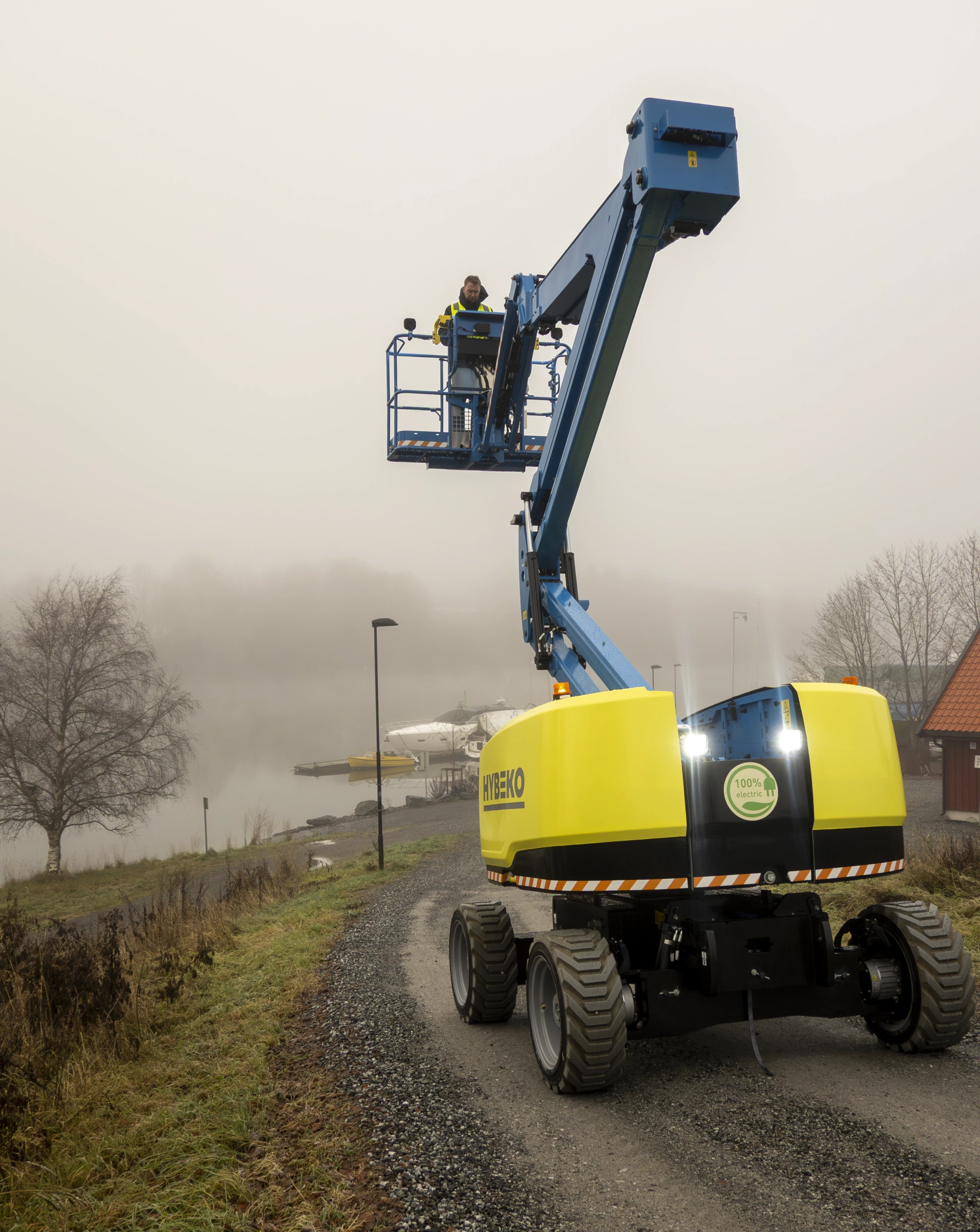 Hybeko tunnel Z-45DC nedover en bakke